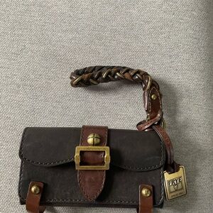 Rare Frye Leather Wallet Wristlet